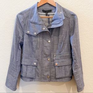 WHBM Denim Field Jacket, Size 8P